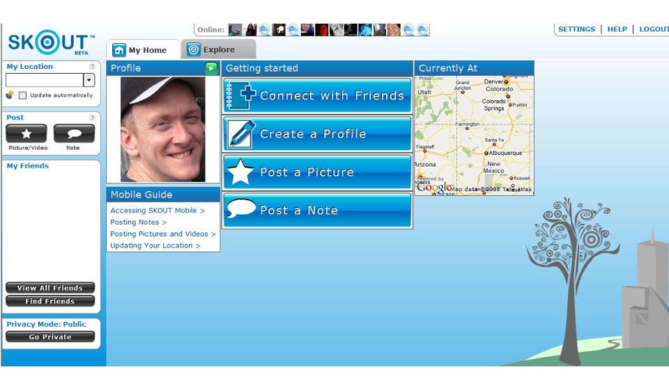 Les origines de Skout