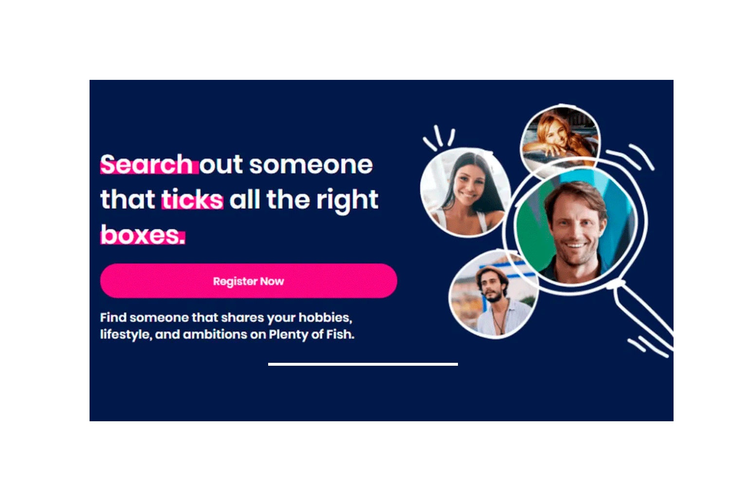 Plenty of Fish Interface