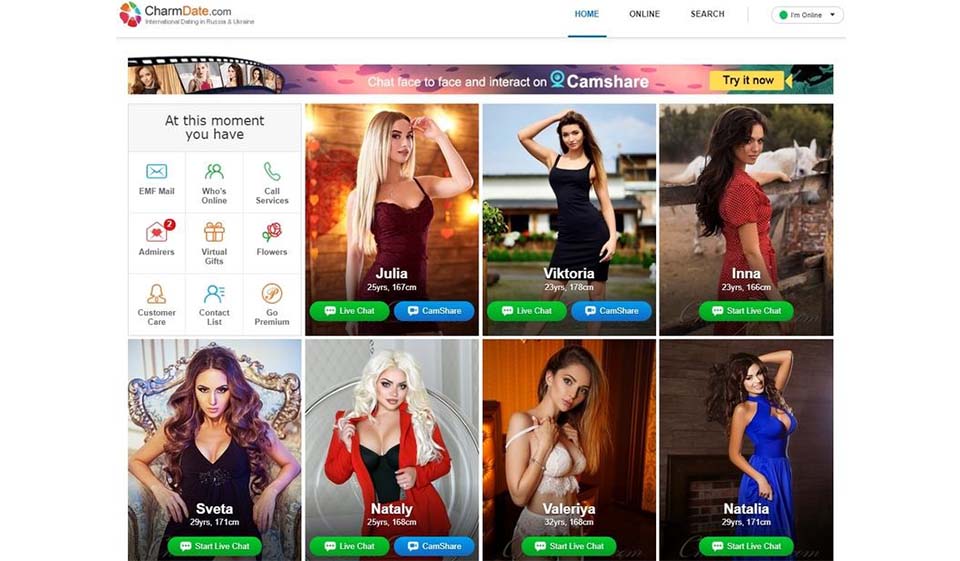 CharmDate Partner Search