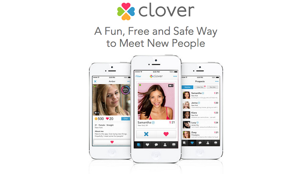 Registro en la aplicación Clover Dating