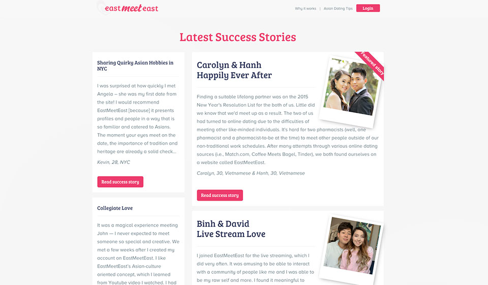 EastMeetEast Features