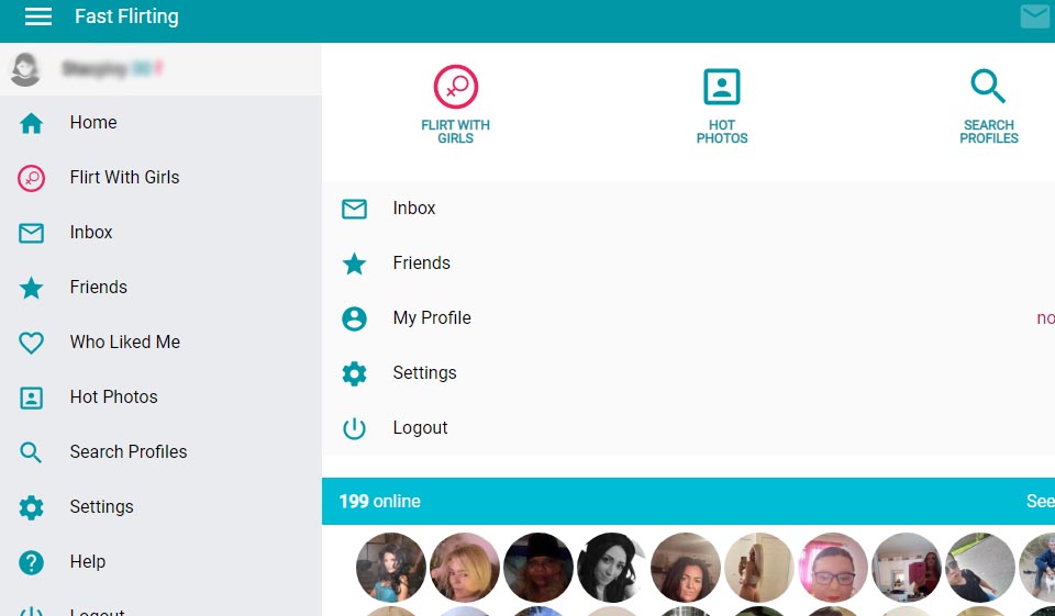Fastflirting-Funktionen