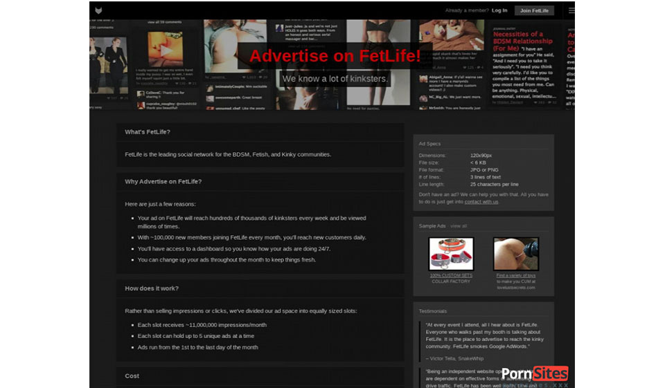 Recensione di Fetlife 2020