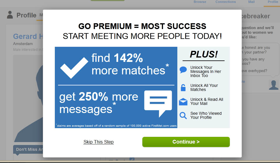 Funciones de FirstMet