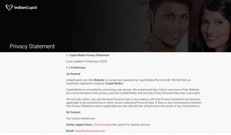 Protection IndianCupid