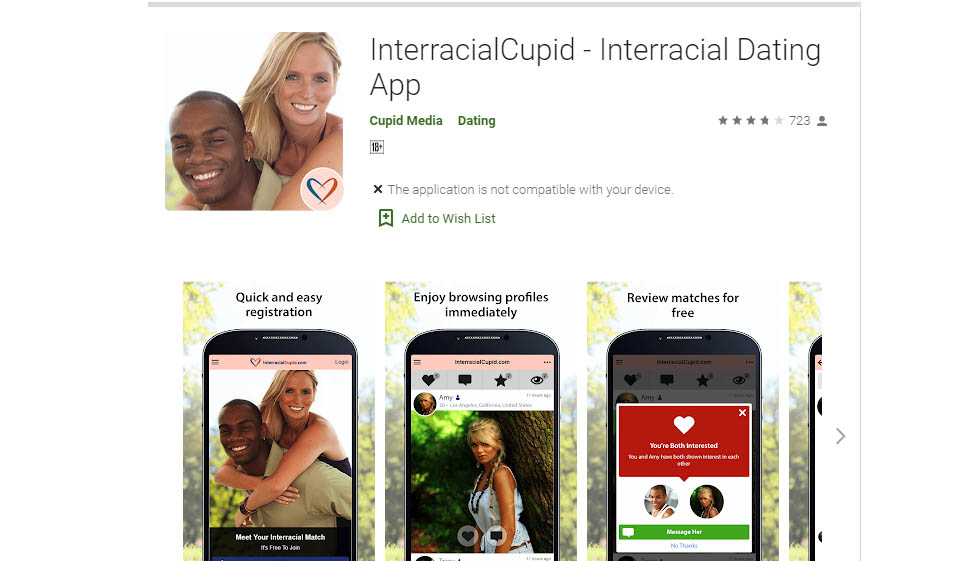 InterracialCupid Features