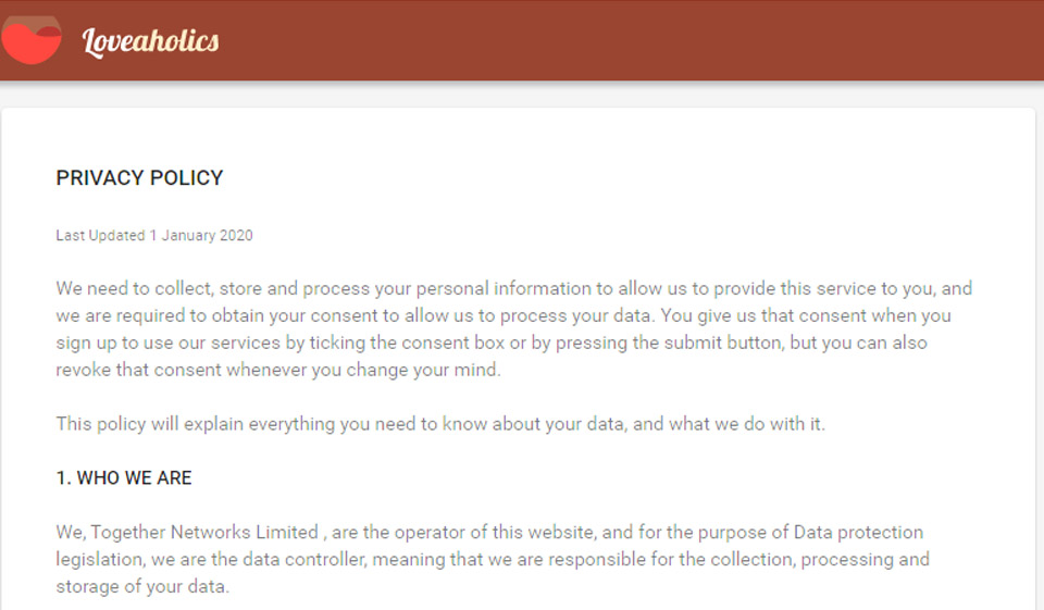 Loveaholics Review 2020