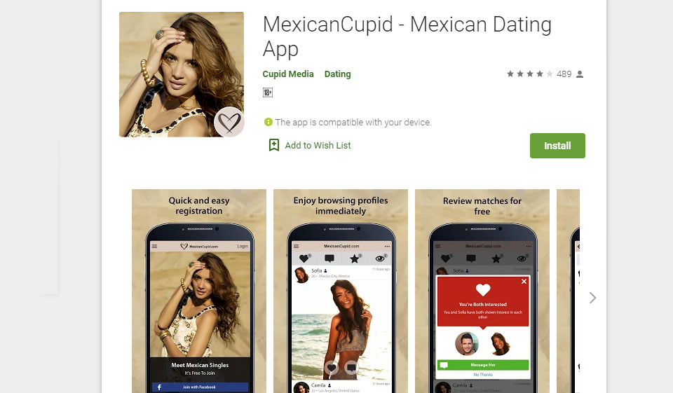 Mexican Cupid mobile