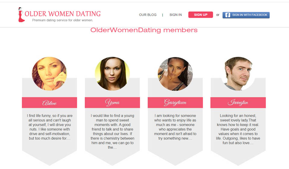 Older Women Dating Accounts