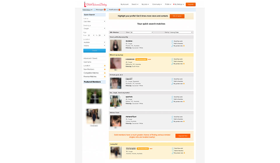 Older Women Dating Alternatives