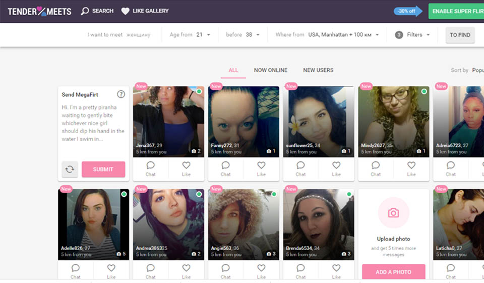 TenderMeets Features