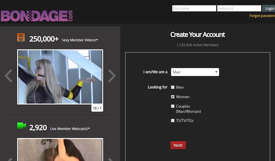 Revisión de Bondage.com 2020