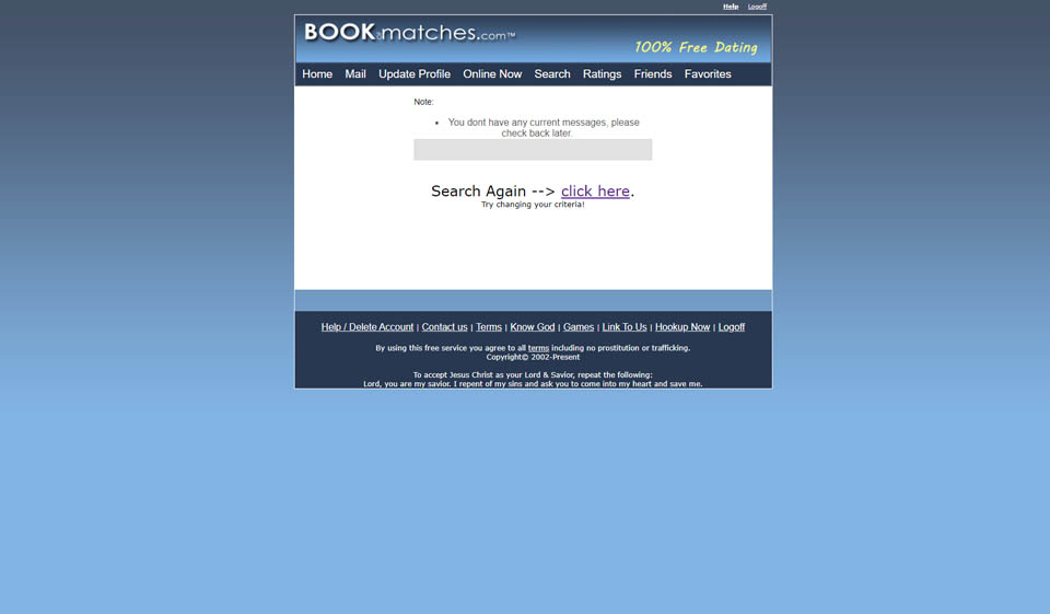 Bookofmatches Review: A free dating site with great user base