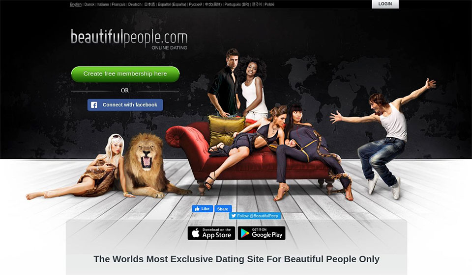  BeautifulPeople Interface
