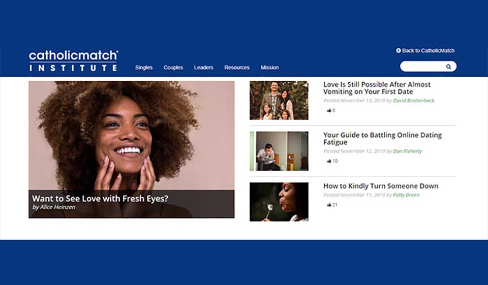 CatholicMatch questions