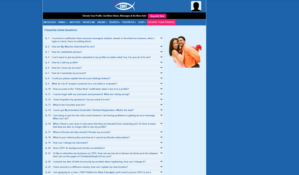 ChristianDatingForFree Technische Seite
