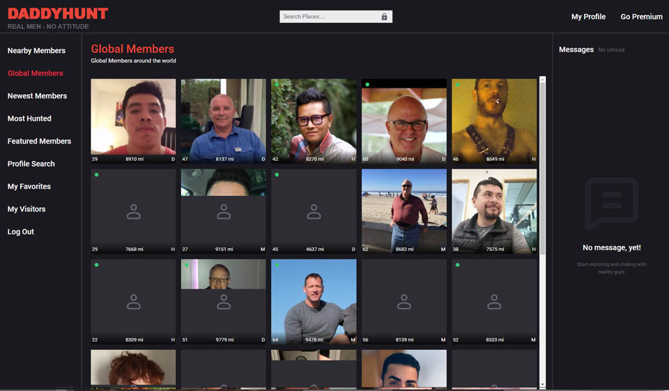 Daddyhunt Mobile Version