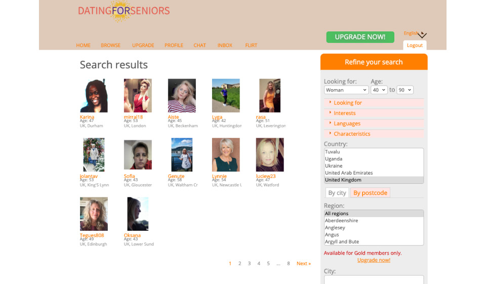 DatingForSeniors Price