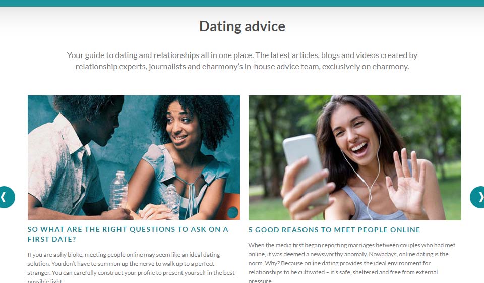 eHarmony Search