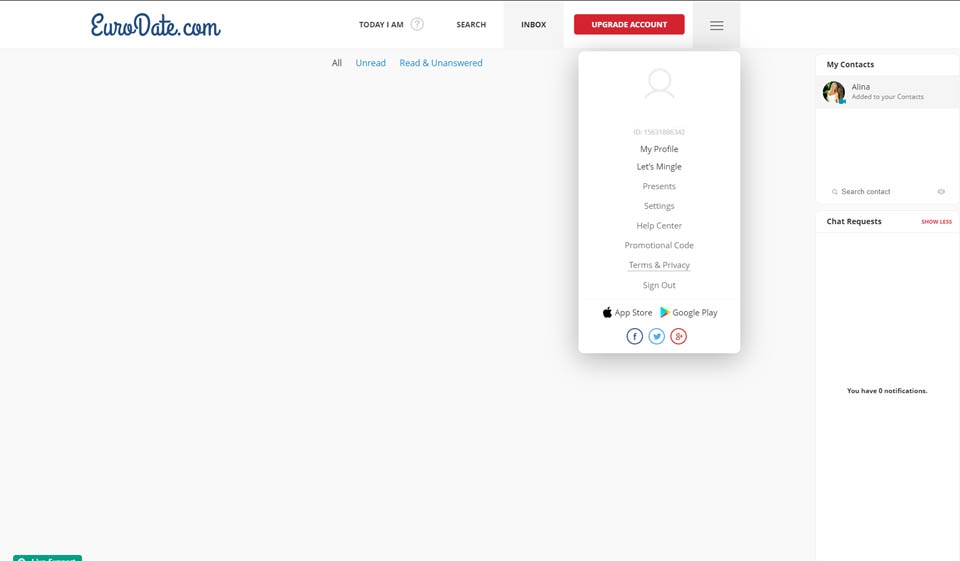 EuroDate Özellikleri