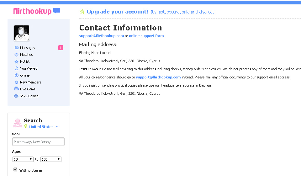 Flirthookup Features