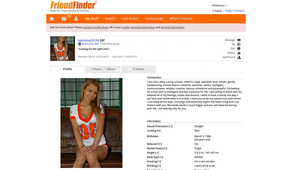FriendFinder Preis