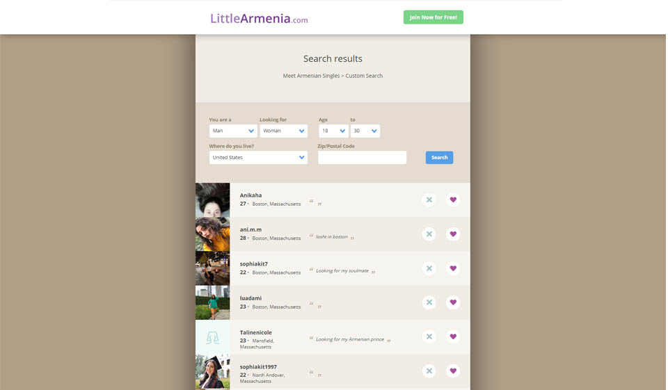 Sitio web de Little Armenia