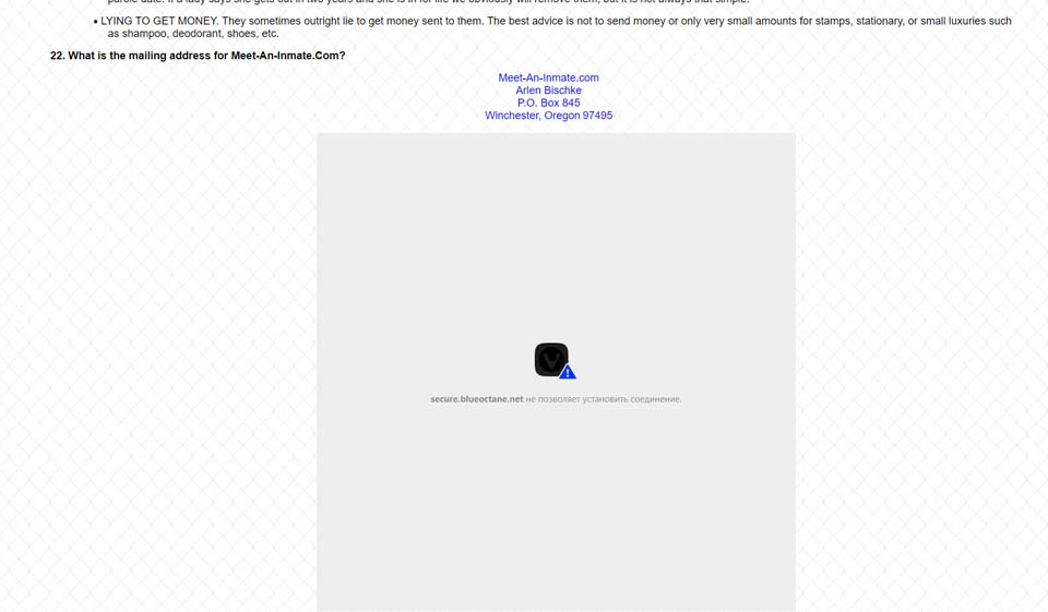 Meet an Inmate Review 2020