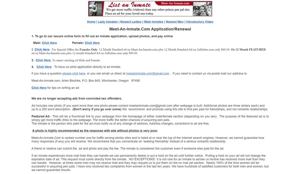 Meet an Inmate Review 2020