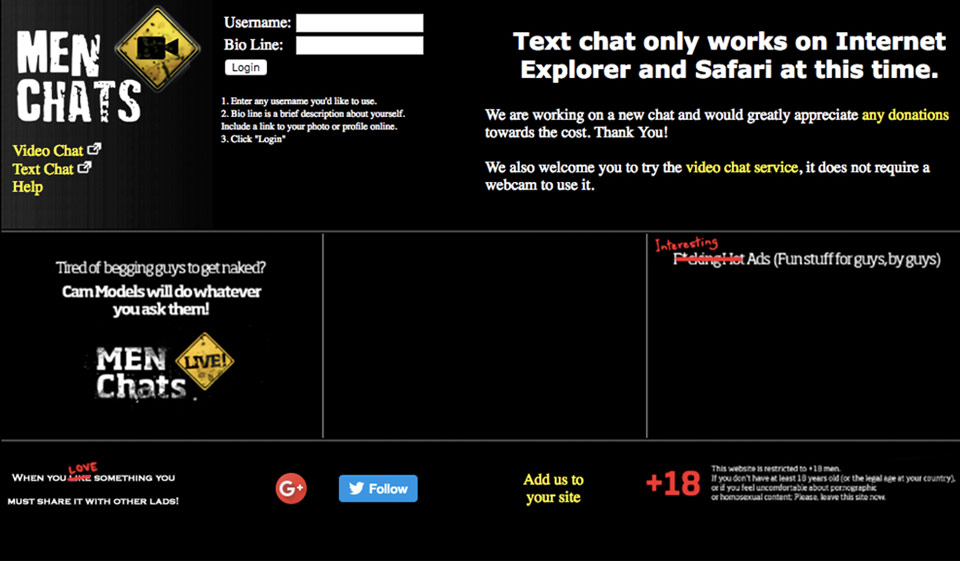 MannenChats Aanmelden