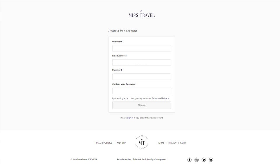 Miss Travel Review 2020