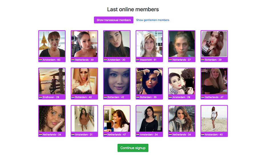 MyTranssexualDate Accounts