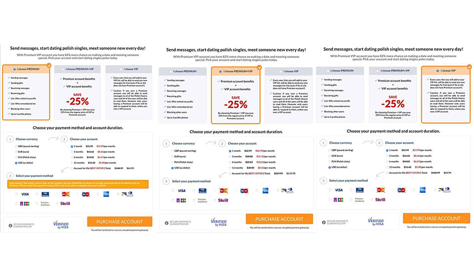 Website, App, Interface, Registration