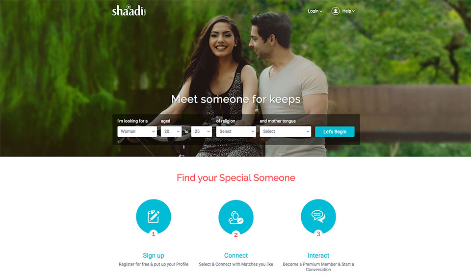 Examen de Shaadi.com