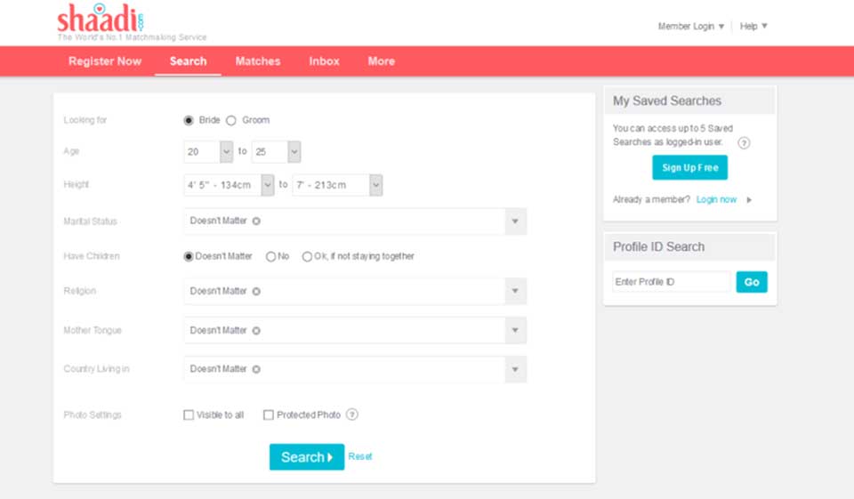 Protection Shaadi.com