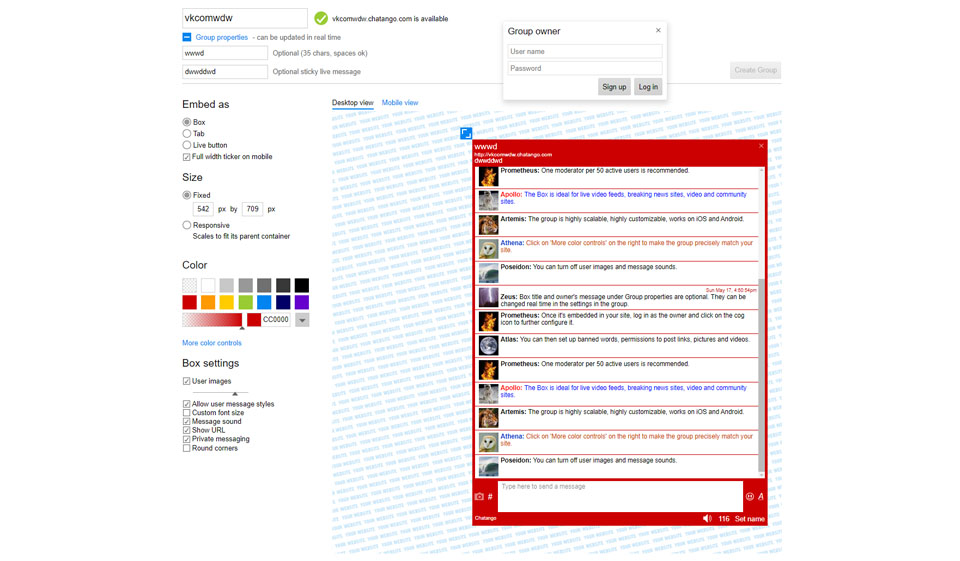 Chatango.com İletişim Yöntemleri