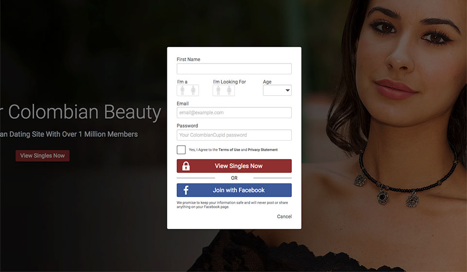 ColombianCupid Search