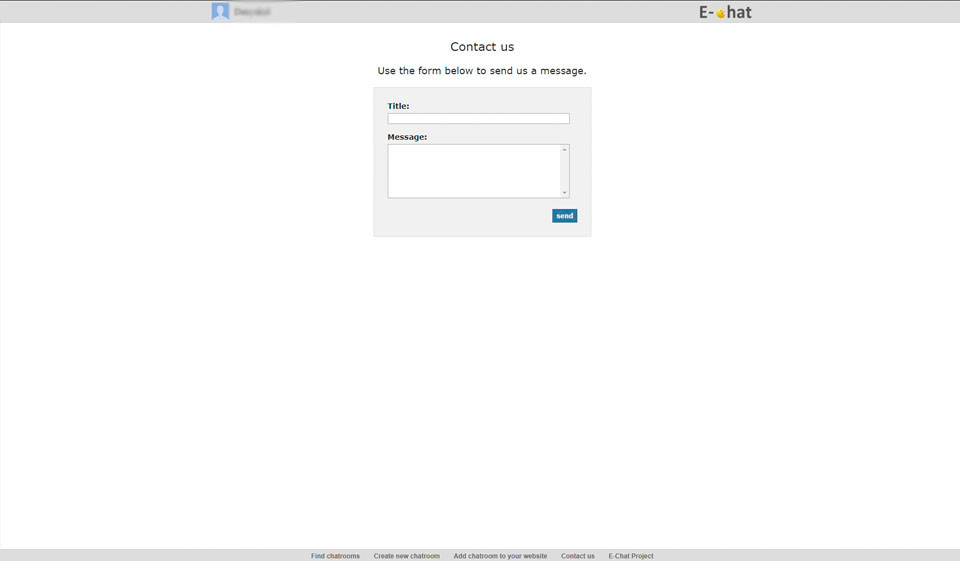 E-chat Customer Support