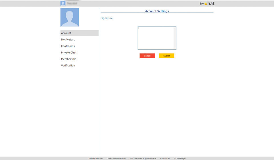 E-chat Special Features
