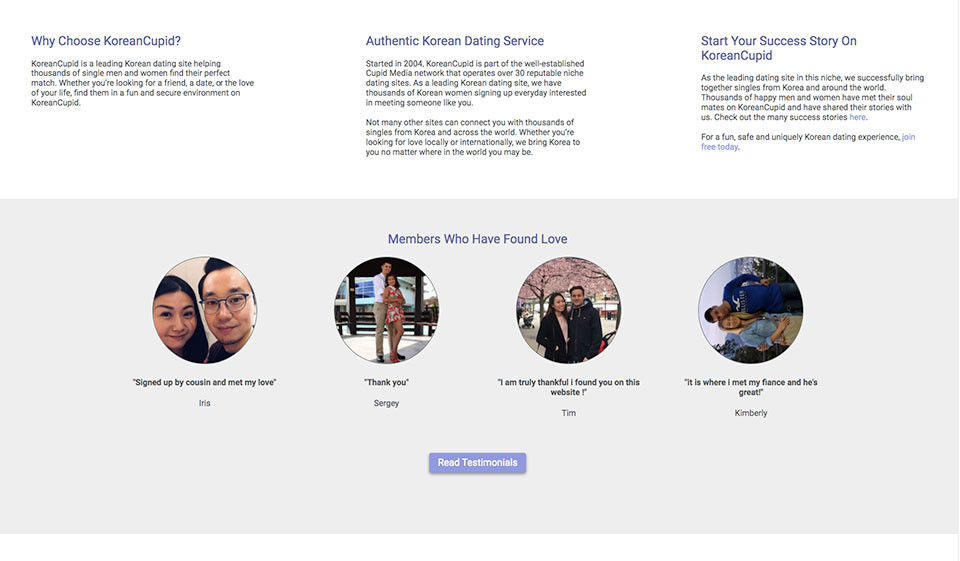 KoreanCupid Registration