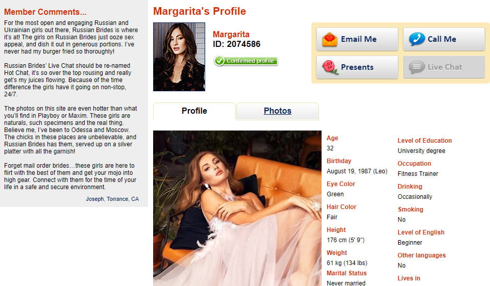 Recenze ruských nevěst 2020