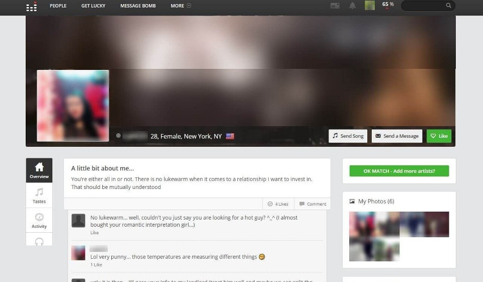 Tastebuds Searching Options and Filters at Tastebuds