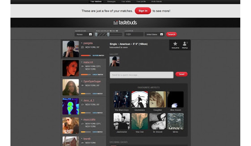 Tastebuds SPopular User Questions