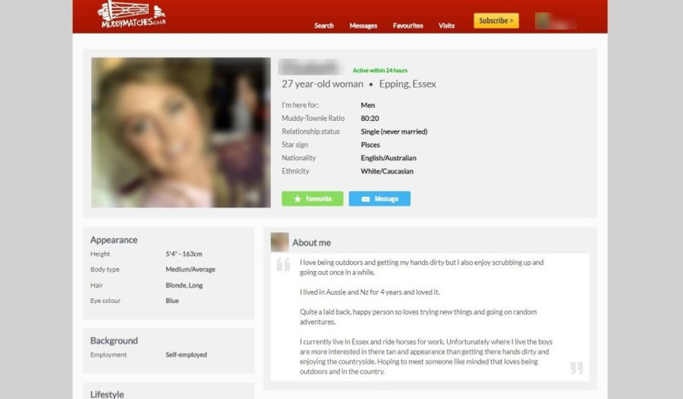 MuddyMatches webová a mobilní verze