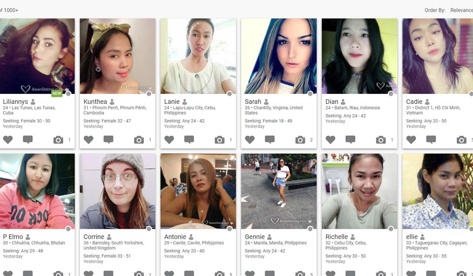 How does AsianDating work?