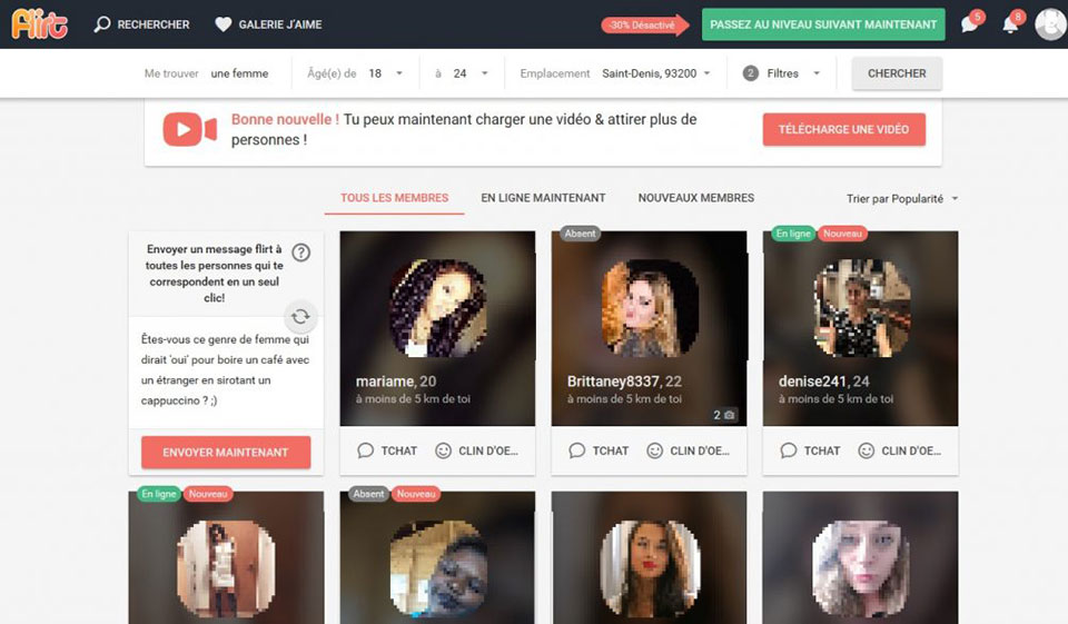 Website, App, Interface, Registration