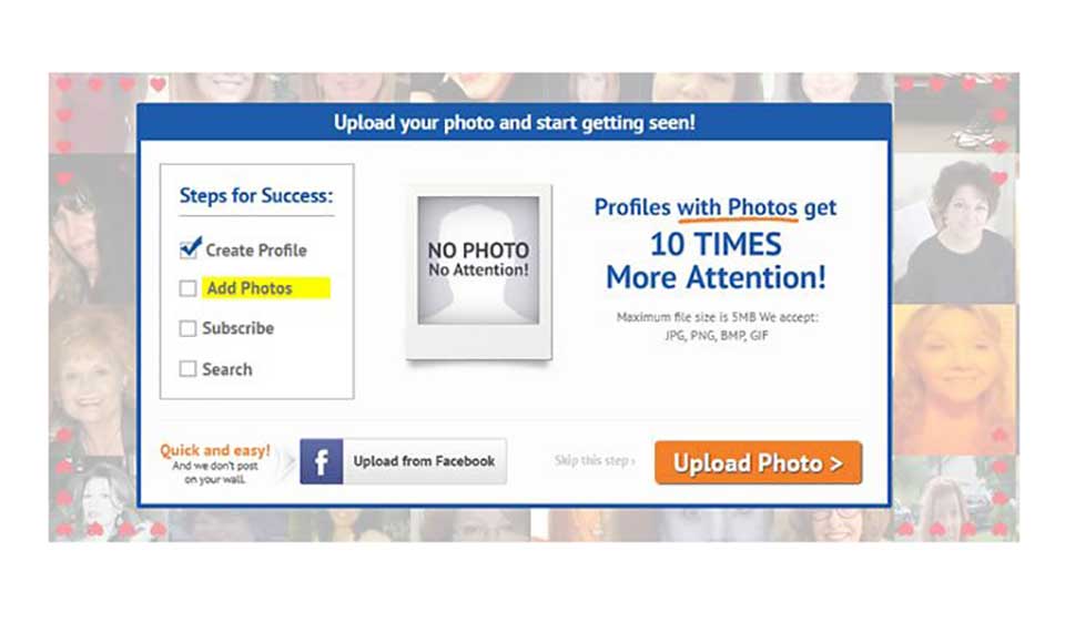 Αναζήτηση επιλογών και φίλτρων στο LoveAndSeek