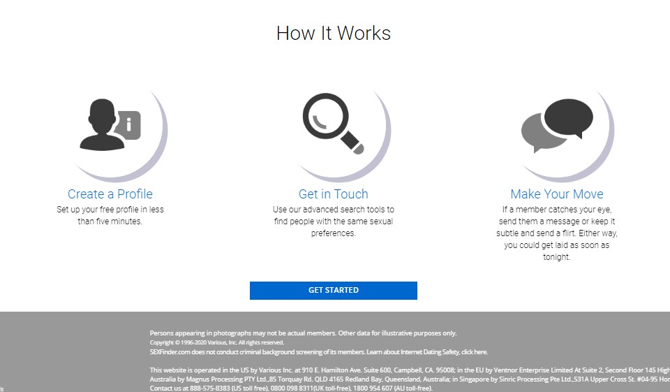 Website and mobile version