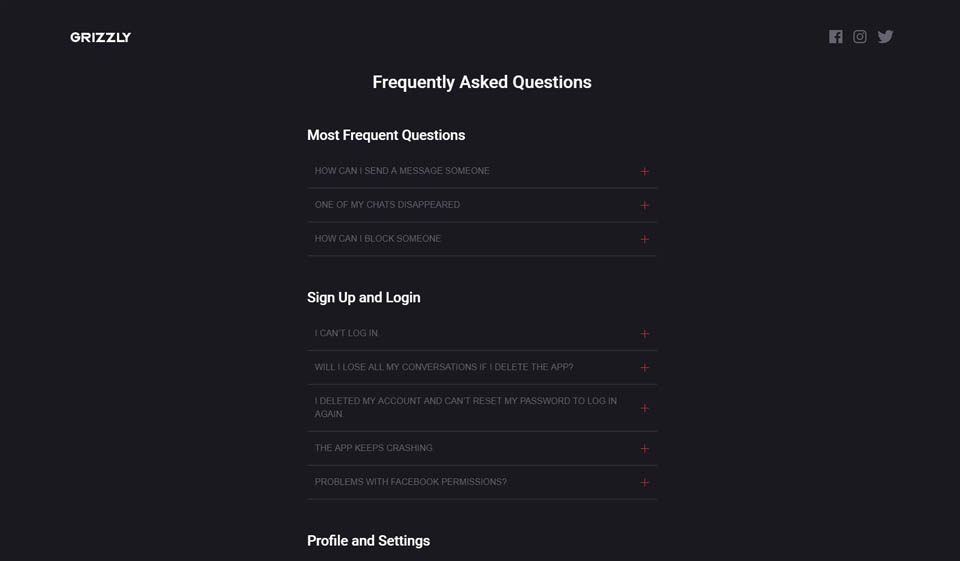 Hoe iemand blokkeren op de Grizzly-app?