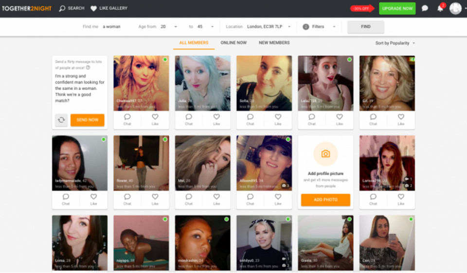 Website, App, Interface, Registration